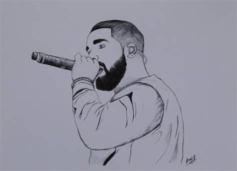 Drake Drawing by Aneel Bhogal | Saatchi Art