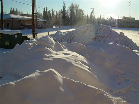 Snow Berm Behind Campus Corner Mall | Here's the snow berm a… | Flickr