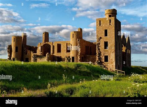 New Slains Castle, Cruden Bay, Aberdeenshire, Scotland Stock Photo - Alamy