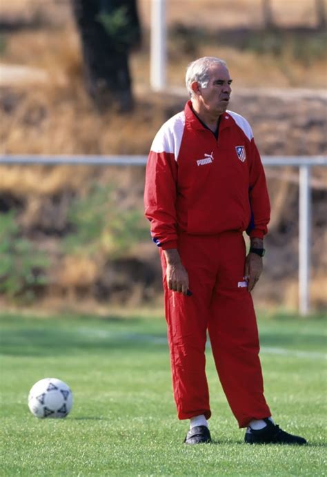 Luis Aragonés, en su etapa como entrenador del Atlético de Madrid