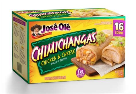 Jose Ole Chicken & Cheese Chimichangas 16 Count, 80 oz - Ralphs