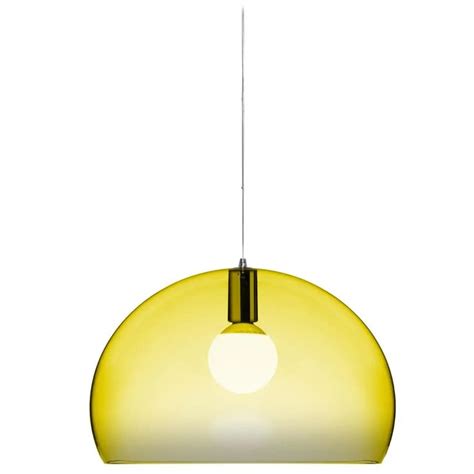 Kartell Small FL/Y Pendant Light in Yellow by Ferruccio Laviani | Pendant light, Small pendant ...