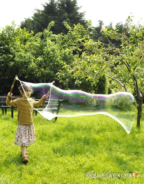 How to Make a Giant Bubble Wand - Rhubarb and Wren