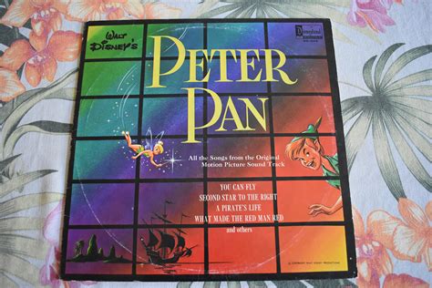 Walt Disney's All the Songs From Peter Pan Vintage 1963 | Etsy