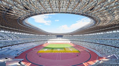 Check out Tokyo's completed National Stadium for the Olympic Games