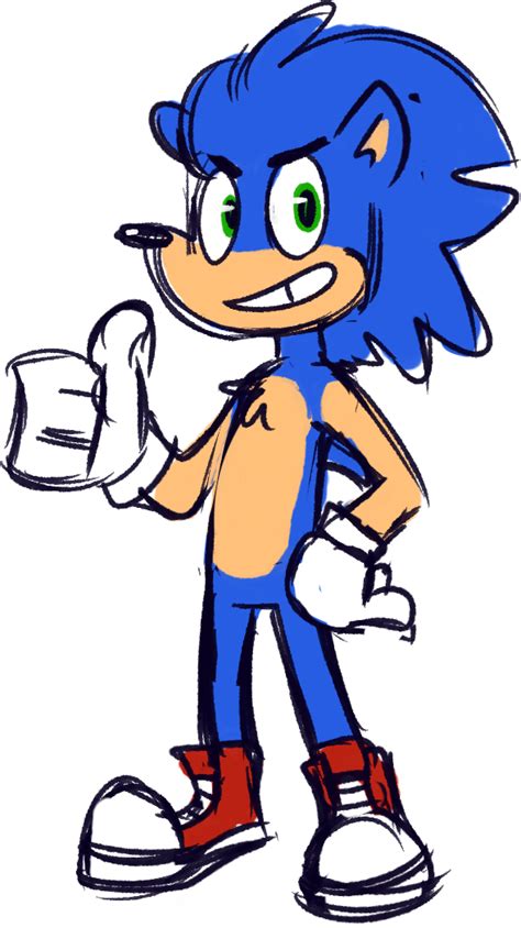 Sonic doodle — Weasyl