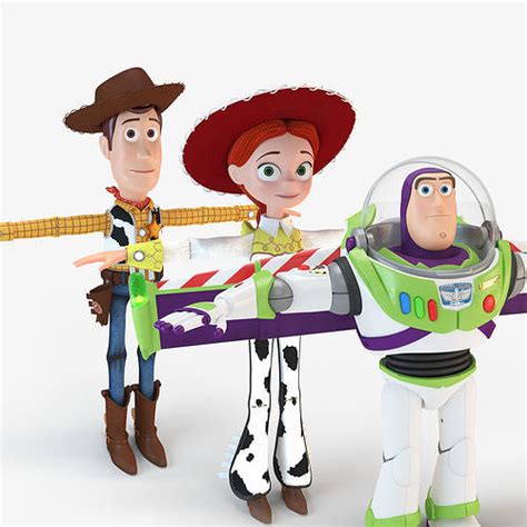 3D model Woody Buzz Jessie TOY STORY Bundle VR / AR / low-poly | CGTrader