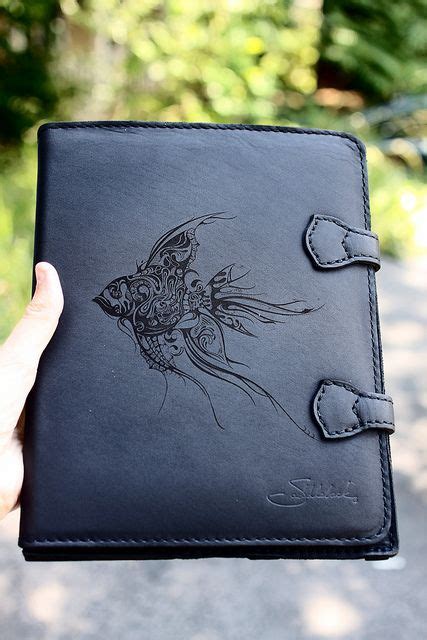 Custom Laser Engraved Saddleback Leather iPad Case