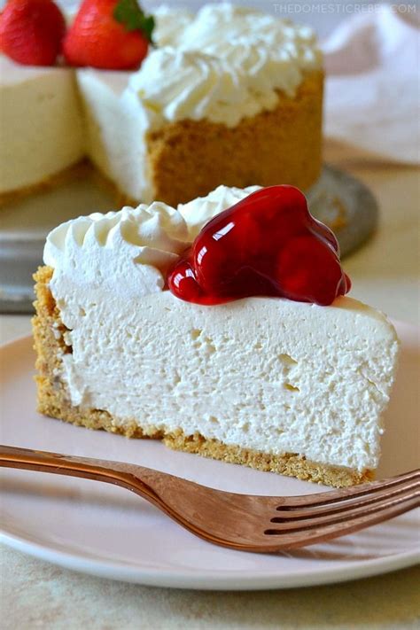 Best Ever No-Bake Cheesecake | The Domestic Rebel | Recipe | Cheesecake ...