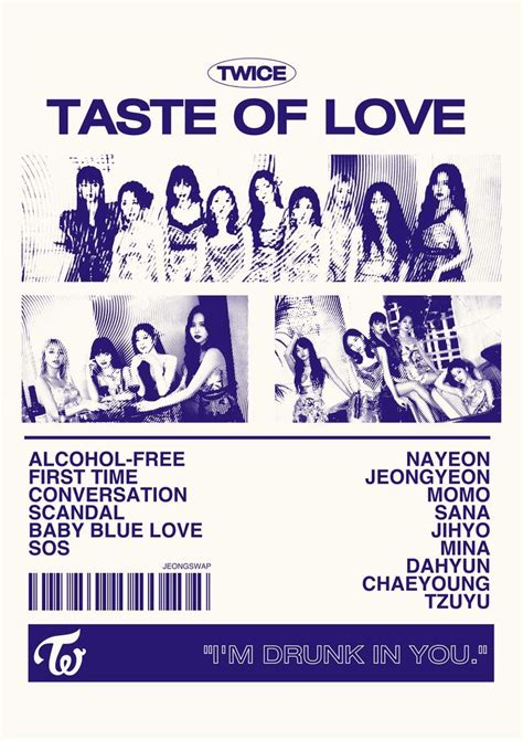 TASTE OF LOVE in 2022 | Graphic poster, Blue poster, Printable wall poster