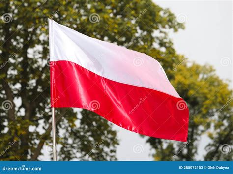 The National Flag of Poland Stock Image - Image of object ...