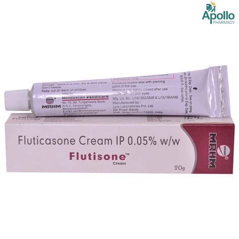 FLUTISONE CREAM 20G Price, Uses, Side Effects, Composition - Apollo Pharmacy