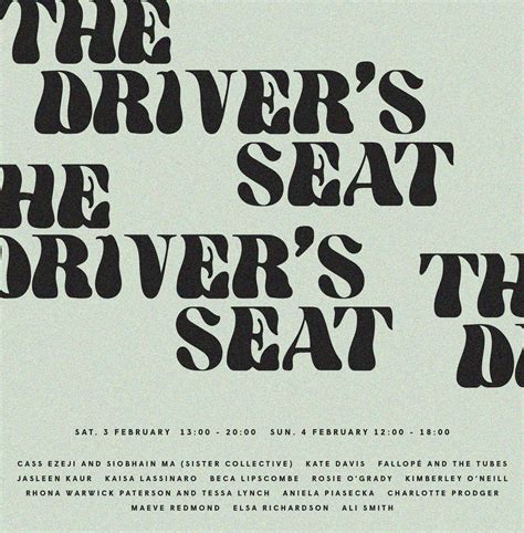 The Driver's Seat | Panel