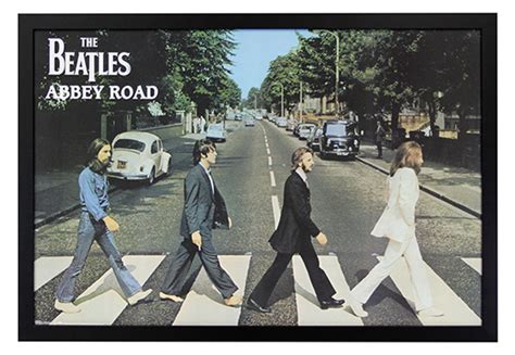 The Beatles - Abbey Road (Black Frame) - Endearing Frame