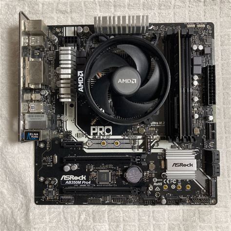 Yahoo!オークション - ASRock AB350M Pro4 (Ryzen 3 1200付) メモリ4GB...