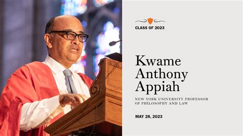 Kwame Anthony Appiah delivers Class of 2023 Baccalaureate address - YouTube