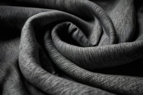 Premium Photo | Dark grey cotton fabric texture abstract textures