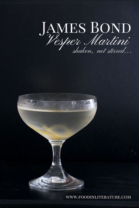 James Bond Vesper Martini | In Literature