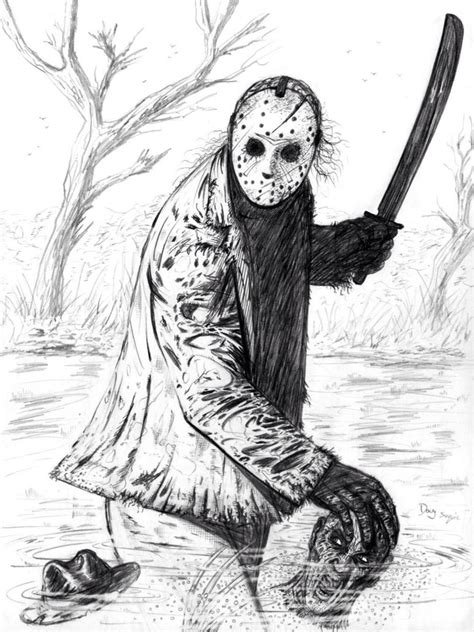 Freddy Vs Jason Coloring Pages