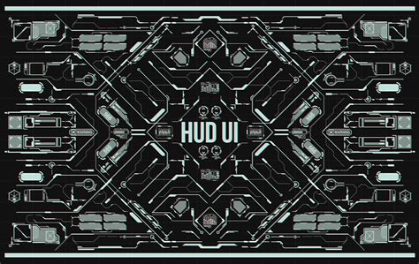 Futuristic HUD pattern. Backgroun with futuristic UI on Behance