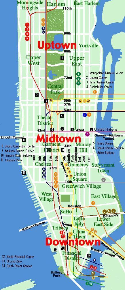 Map Of Downtown Manhattan Streets Tourist Map Of English | Porn Sex Picture