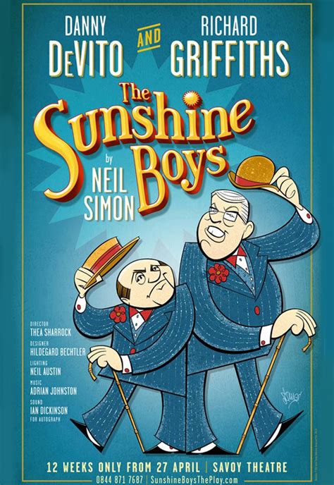 Squigs Provides Poster Art for West End’s The Sunshine Boys, Starring Danny DeVito and Richard ...