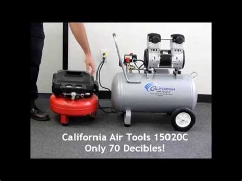 California Air Tools 15020C Ultra Quiet Air Compressor - Noise Demonstration - YouTube