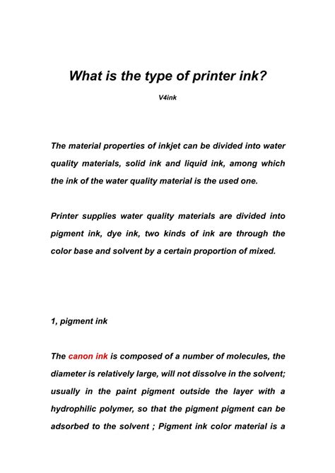 PPT - What is the type of printer ink? PowerPoint Presentation, free ...