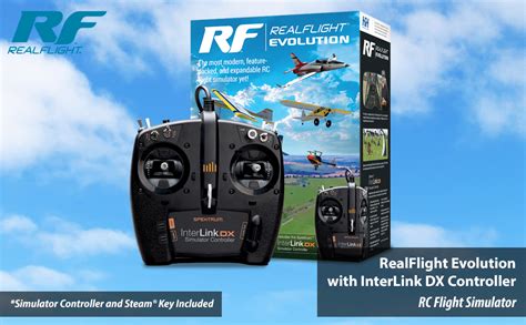 RealFlight Evolution RC Flight Simulator Software with Interlink DX ...