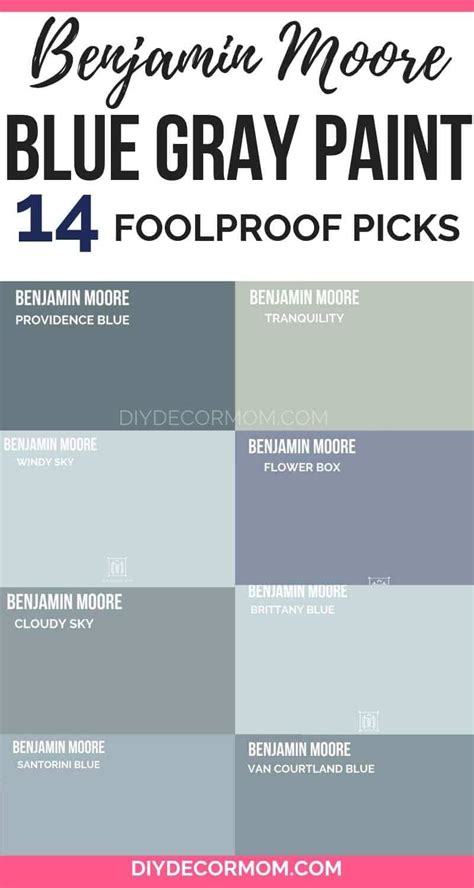 Blue Gray Paint: 25+ Best Colors from Sherwin-Williams and Benjamin ...