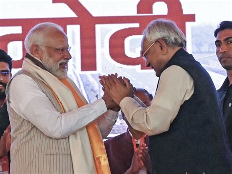 Will remain in NDA forever: Nitish at Modi rally