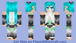 Hatsune Miku Append 【Vocaloid】 Minecraft Skin