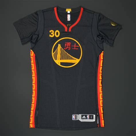 Stephen Curry - Golden State Warriors - Game-Worn 'Chinese New Year' Jersey - 2015-16 Season ...