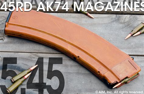 Surplus AK-74 Bakelite 5.45x39 45rd Rifle Magazine