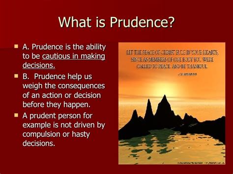 Definition Of Prudence In The Bible - DEFINITIONXD