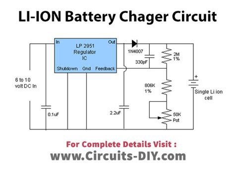 Lithium Battery Charger Circuit Diagram - Wiring Diagram