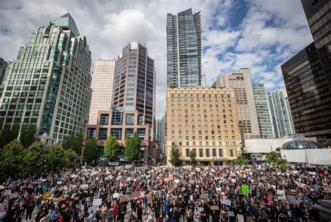 Thousands in Vancouver rally against police violence as George Floyd ...