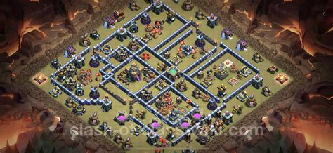 Best Anti 3 Stars War Base TH14 with Link, Anti Everything - Town Hall ...