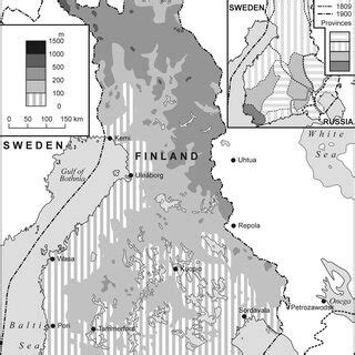 Russian map of the Grand Duchy of Finland Source: based on Brockhaus ...