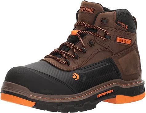 Amazon.com | Wolverine Men's Overpass 6" Composite Toe Waterproof Work ...