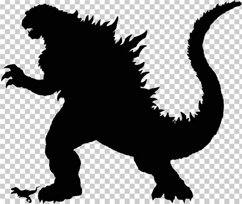 Godzilla Clip Art Black And White