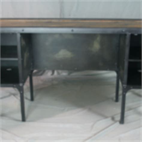 Industrial Desk with Side Cabinet Storage – Combine 9 | Industrial Furniture