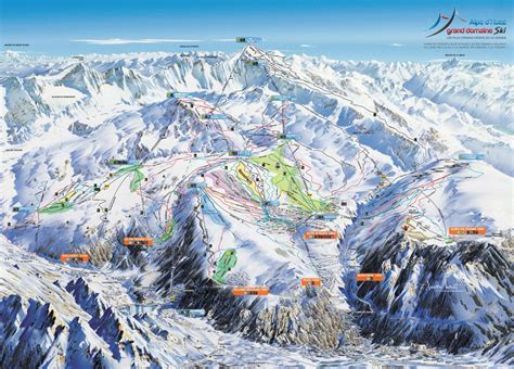 Alpe d'Huez Ski Resort Piste Maps