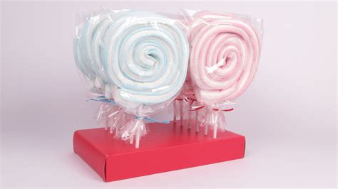 Swirly Marshmallow Lollipop | Personalised Lollipops - Distinctive Confectionery