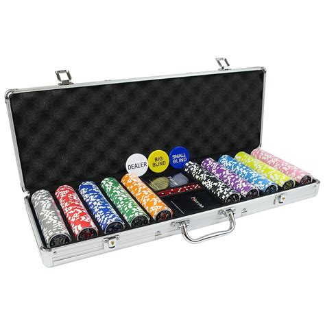 Full House Poker Club 500 Piece, 14g Poker Chip Set