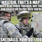 US Army Officer Capt Lost Map Europe - Ex Saber Junction Meme Generator - Imgflip