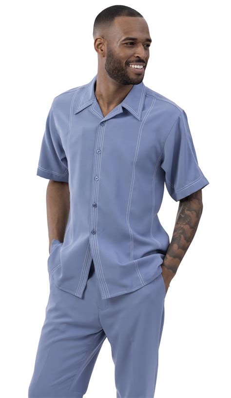 Montique - Montique Men's Short Sleeve Walking Suit #2021 - Walmart.com ...