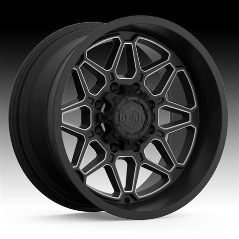 Gear Alloy 746BM Crossbow Black Milled Custom Wheels Rims - Gear Alloy Wheels - Custom Wheels ...