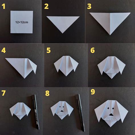 Origami Dog Face: A Step-by-Step Guide to Folding a Classic Origami ...