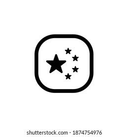 China Icon National Flag Square Symbol Stock Vector (Royalty Free) 1874754976 | Shutterstock